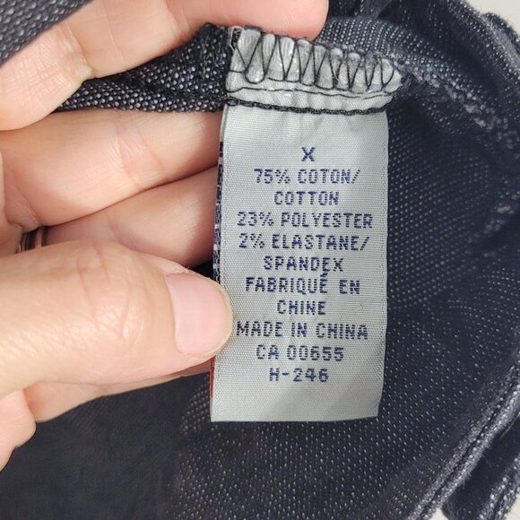 Penningtons Women's Black Jean Jacket Cotton Blend Pockets Denim Plus Size X - Picture 9 of 12